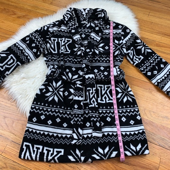 PINK Victoria Secret SOFT Cozy & Warm Robe w/ Belt - Picture 9 of 14